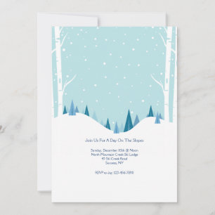 Invitación a un día de nieve
