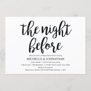 Invitación a un ensayo de Boda Rústico perfecto