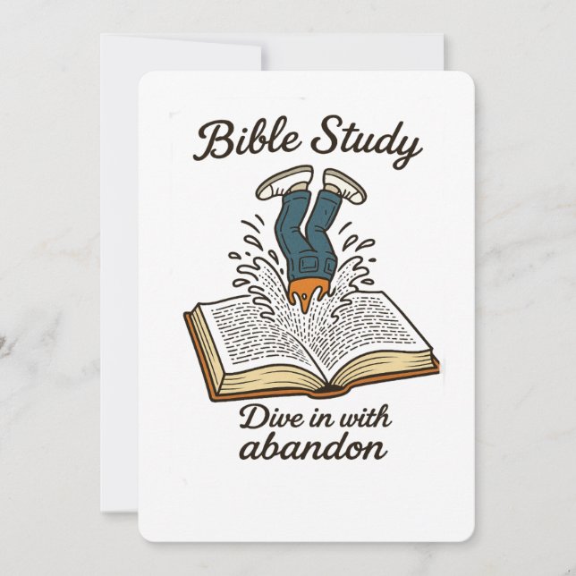 Invitación a un estudio de la biblia (Anverso)