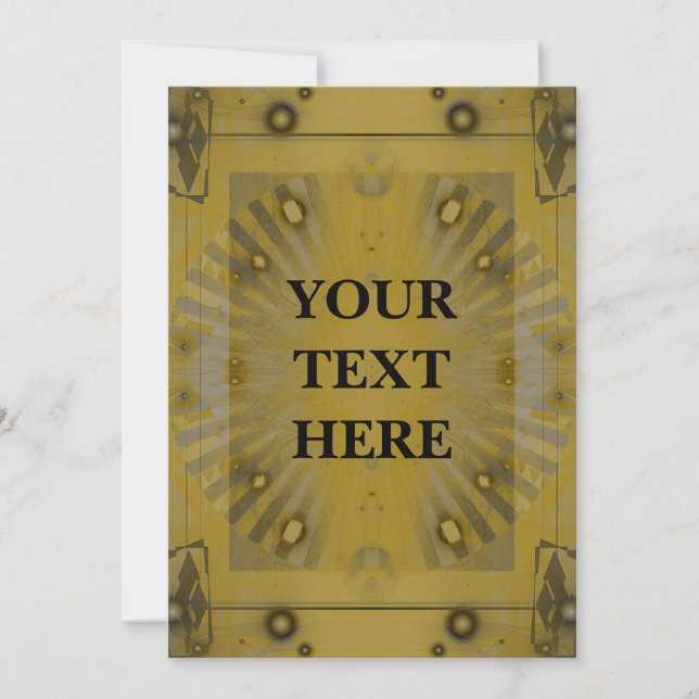 Invitación a un evento de Art Deco abstracto perso (Anverso)