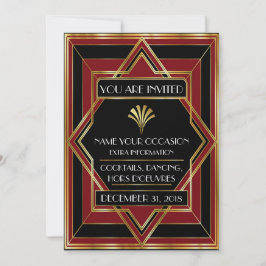 Invitación a un evento de gala contemporánea deco