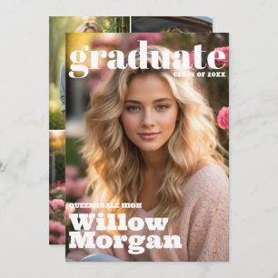 Invitación a un evento de graduación fotográfica d