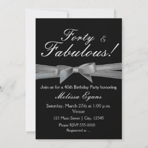 Invitación a un evento de Moda de Fiesta de color 