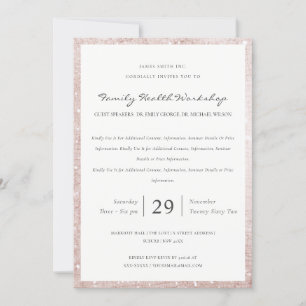 Invitación a un evento de taller Dusky Rubor Shiny