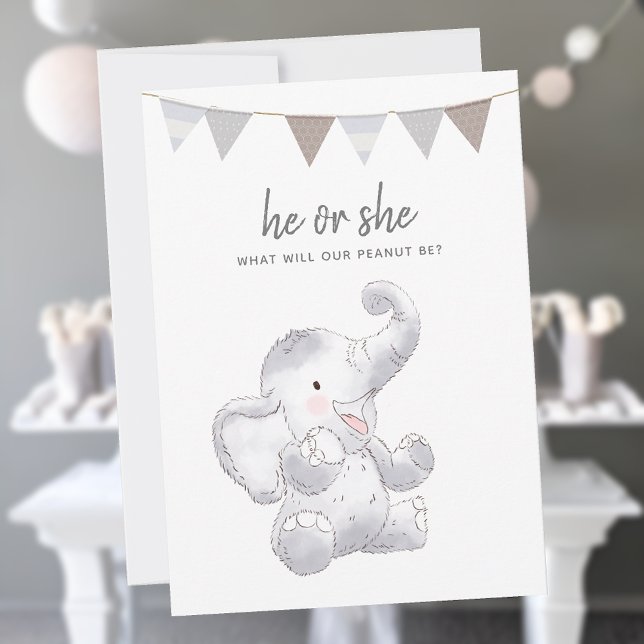Invitación a un Fiesta de elefante infantil modern (Subido por el creador)