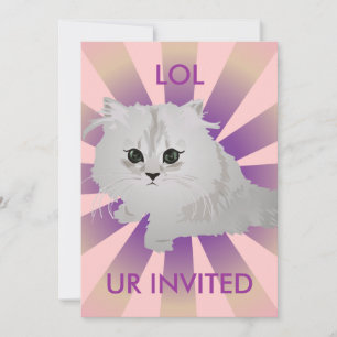 Invitación a un gatito suave
