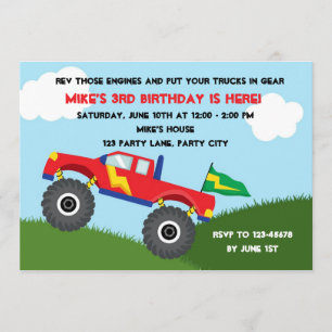 Invitación a un monstruo - Cumpleaños de los chico