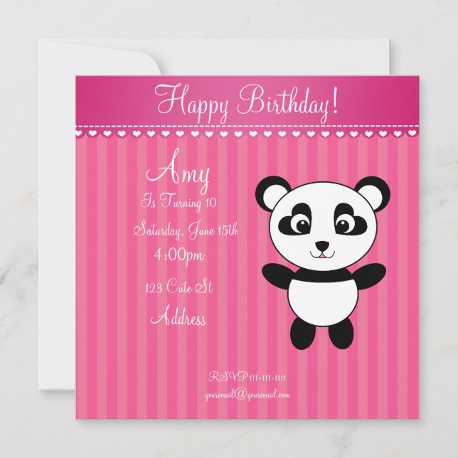 Invitación a un panel adecuado (Anverso)