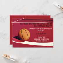 Invitación a un partido de baloncesto de la Corte 