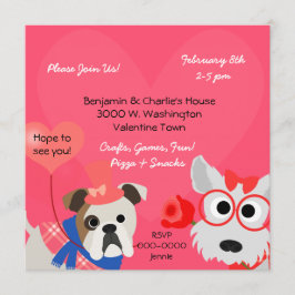 Invitación a un partido de Día de San Valentín div