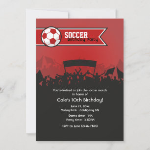 Invitación a un partido de fútbol