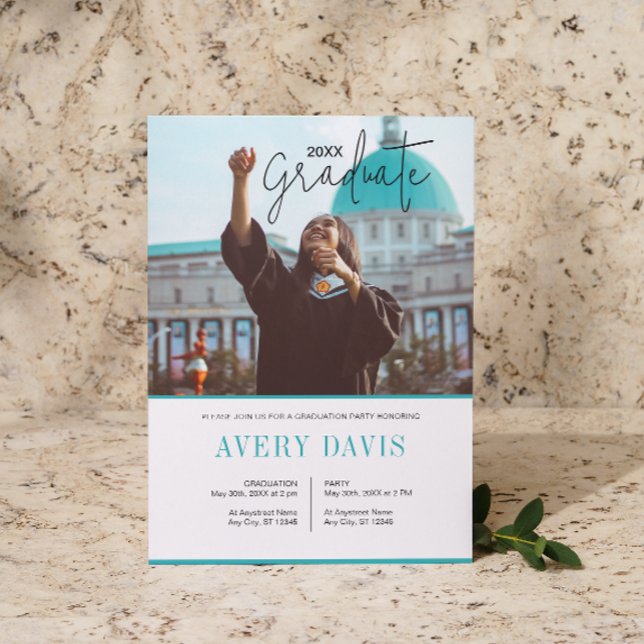 Invitación a un partido de graduación de foto mini (Subido por el creador)