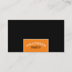 Invitación a un partido de Halloween moderno