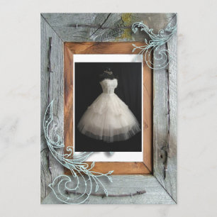 Invitación a un partido de té de moda Country Brid