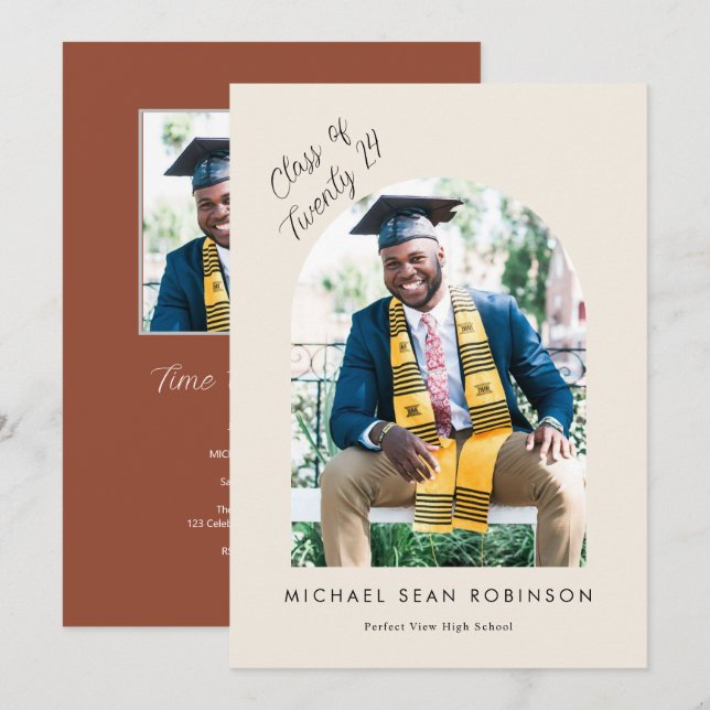 Invitación a un posgrado para el Arco de Terracota (Anverso / Reverso)