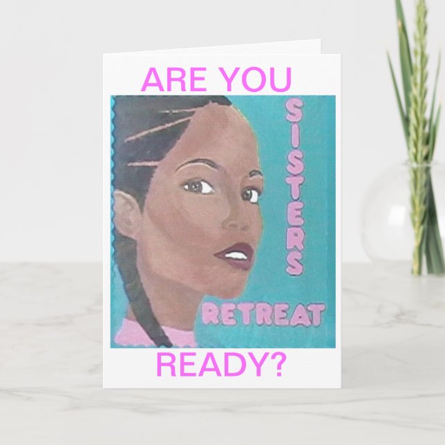 Invitación A Un Retiro De Hermanas (Anverso)