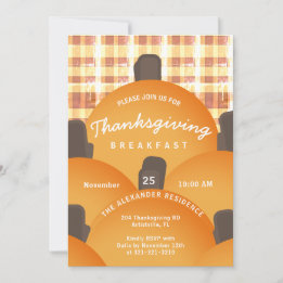 Invitación a un sencillo desayuno rústico de Acció