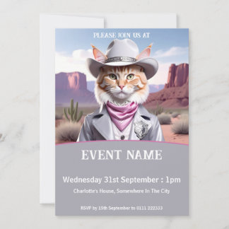 Invitación a un sheriff Cat