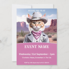 Invitación a un sheriff Cat