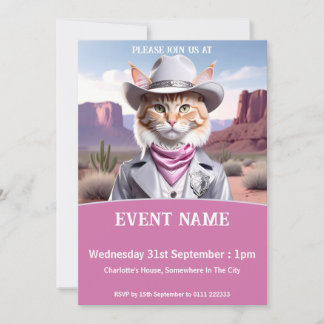 Invitación a un sheriff Cat