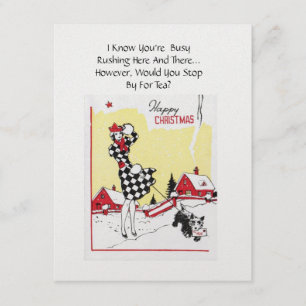 Invitación a un Tea Party Navidades