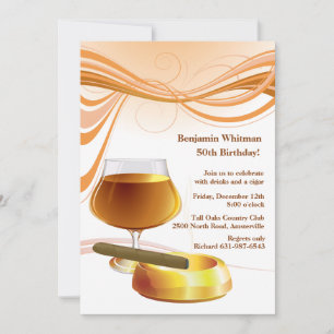 Invitación a una bebida y un cigarro