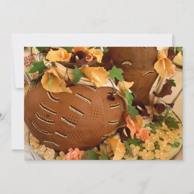 Invitación a una boda africana (Anverso)