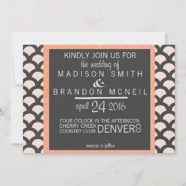 Invitación a una boda brillante