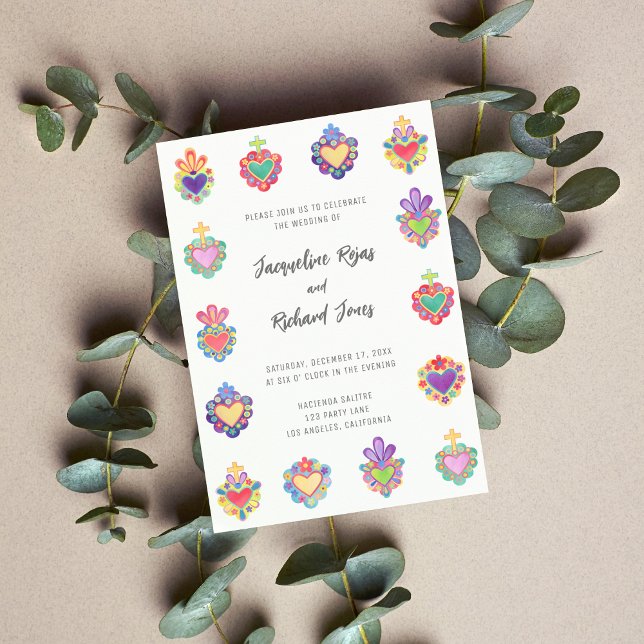 Invitación a una boda cardíaca en México (Subido por el creador)