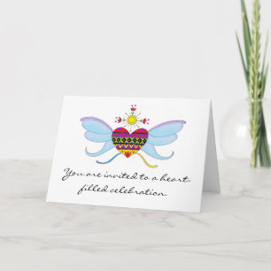 Invitación a una boda cardíaca en ucraniano