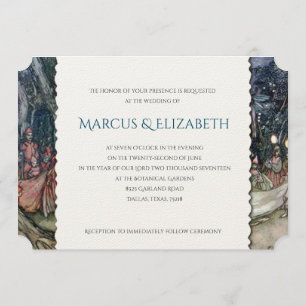 Invitación a una boda de ensueño de verano