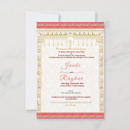 Invitación a una boda india