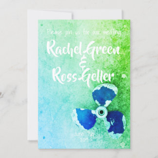 Invitación a una boda náutica de época