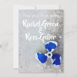 Invitación a una boda náutica de época