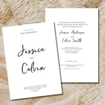 Invitación a una boda religiosa mínima en blanco n