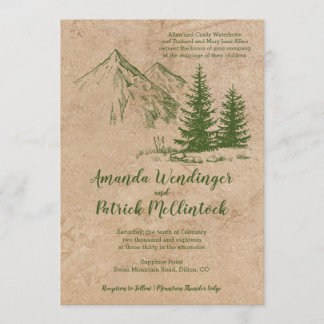 Invitación a una boda rusa en Montaña