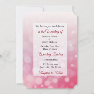 Invitación a una boda temática sobre las burbujas