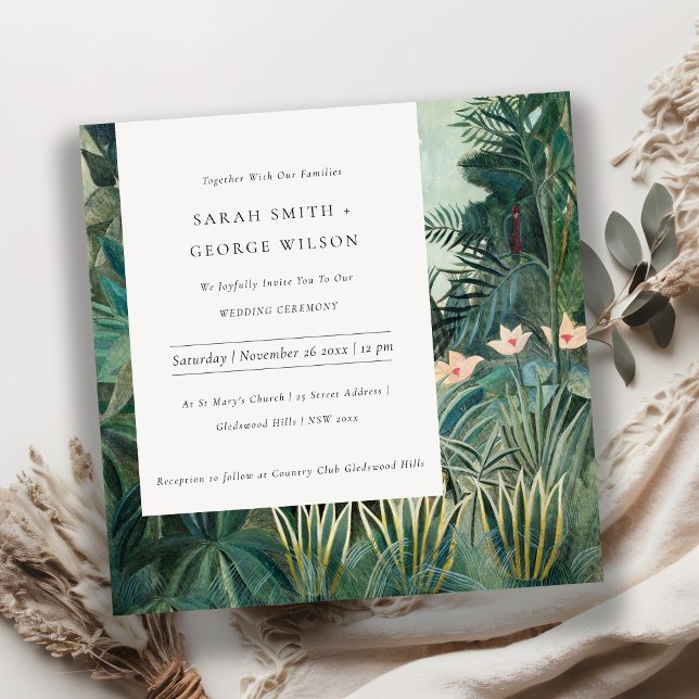 Invitación a una boda tropical tropical exótica y  (Subido por el creador)