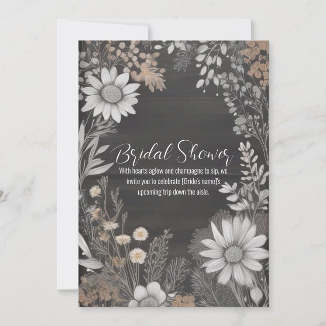 Invitación a una ducha de novia rusa (Anverso)