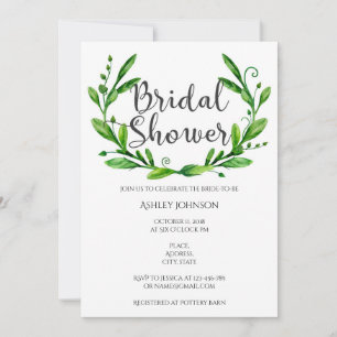 Invitación a una ducha de novias de verano. Fiesta