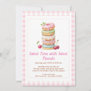 Invitación a una dulce celebración – Fiesta de don