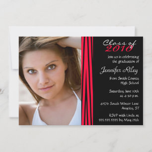 Invitación a una elegante fiesta de graduación de