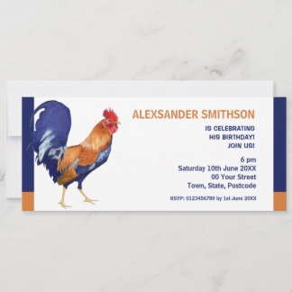 Invitación a una fiesta a largo plazo para Rooster