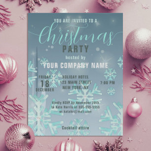Invitación a una fiesta corporativa de Navidades d