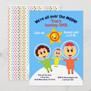 Invitación a una fiesta de astronauta por el prime