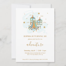 Invitación a una fiesta de aventura en el área de 