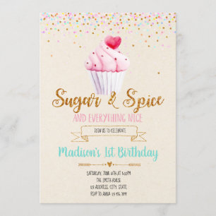 Invitación a una fiesta de azúcar y especias