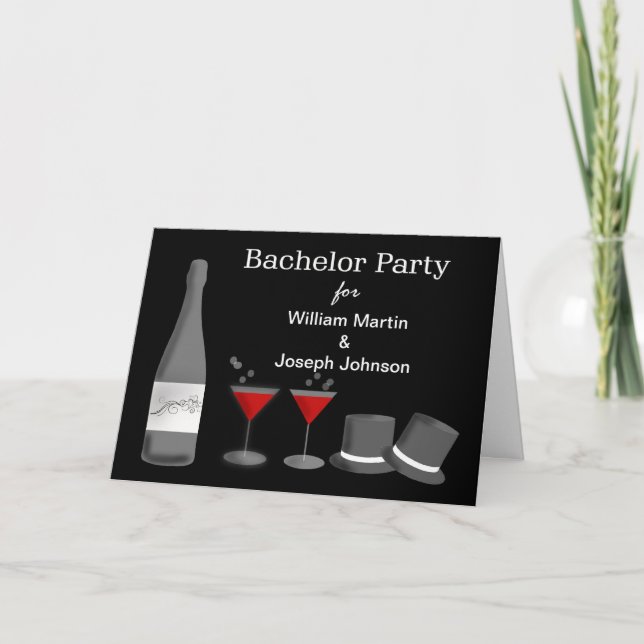Invitación a una fiesta de bachiller gay personali (Anverso)