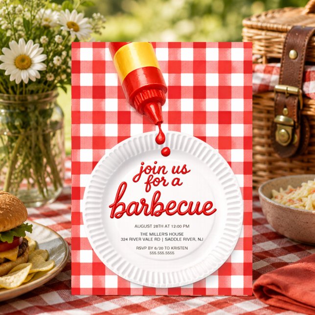 Invitación a una fiesta de barbacoa (Subido por el creador)