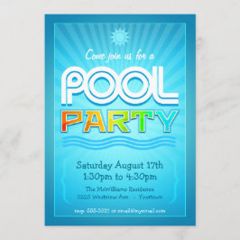 Invitación a una fiesta de billar - Celebración de